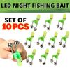 10PCS Fish Rod Bell Plastic Fishing Bells Clip Fishing Rod Alarm Dual Alert Bell